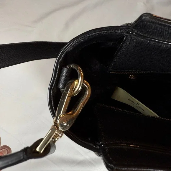 Kate‎ Spade Run Wild Leopard Hayden Cat Purse Bag Dani Brighton Black Cat Wallet